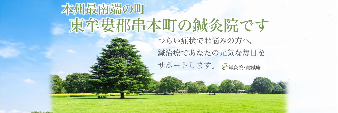 東牟婁郡串本町の鍼灸院です つらい症状でお悩みの方へ。 鍼治療であなたの元気な毎日をサポートします。 鍼灸院・健鍼庵